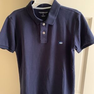 Southern Tide Boys Navy Polo Size L 12-14